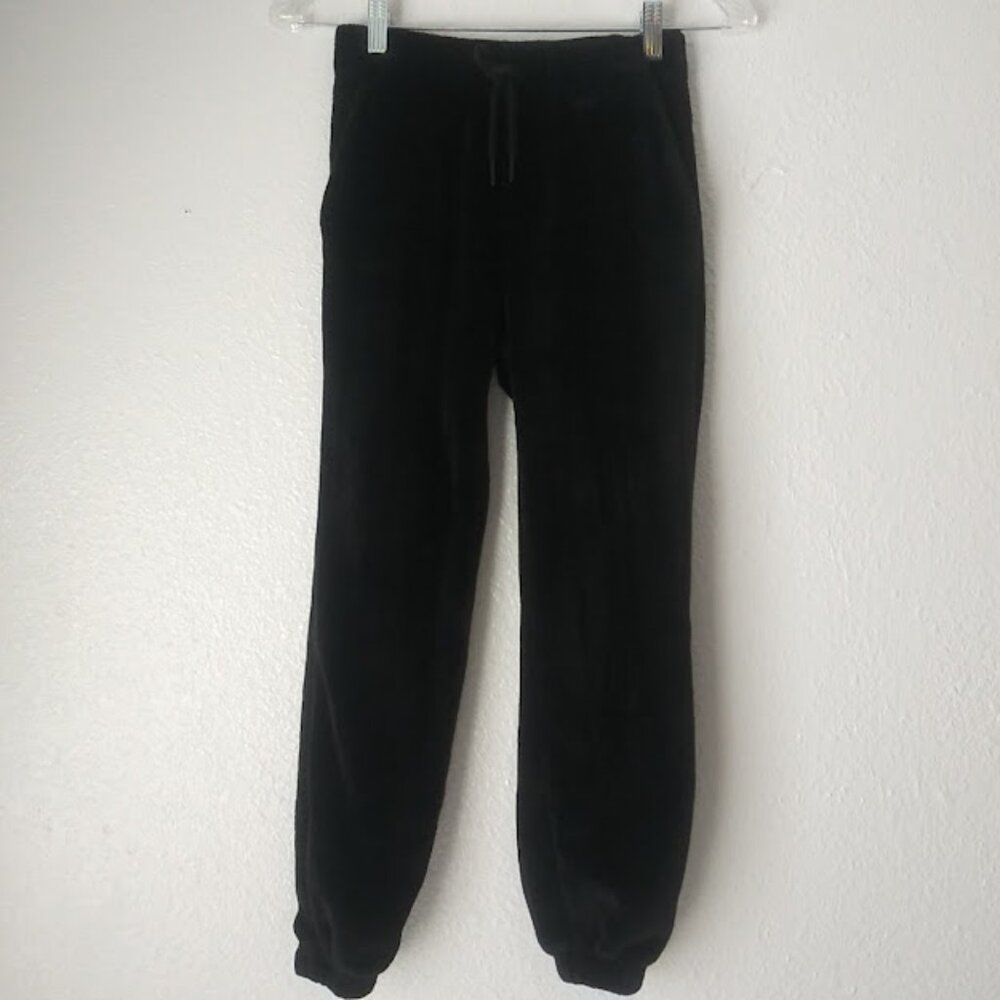 Free Haven girl's size 12 black fleece pants